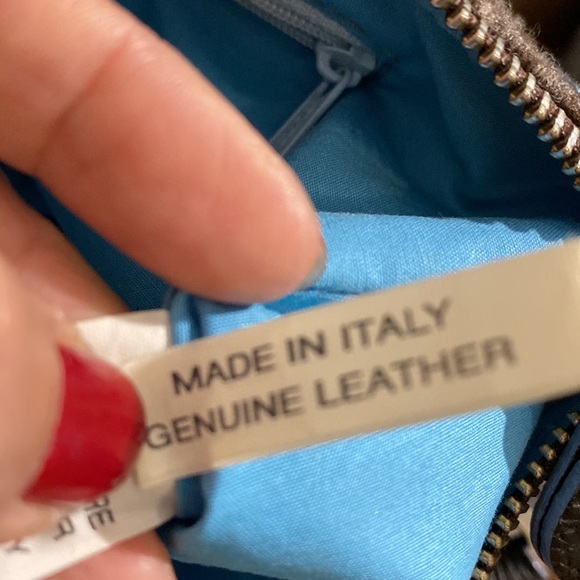 Gabs Italy brown leather/wool crossbody bag - Picture 9 of 10